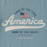 Alternate View 1 of Land of the Free Crusher Tee